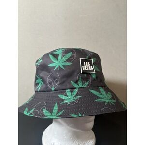 Las Vegas Pot Leaf Bucket Hat Size L/XL